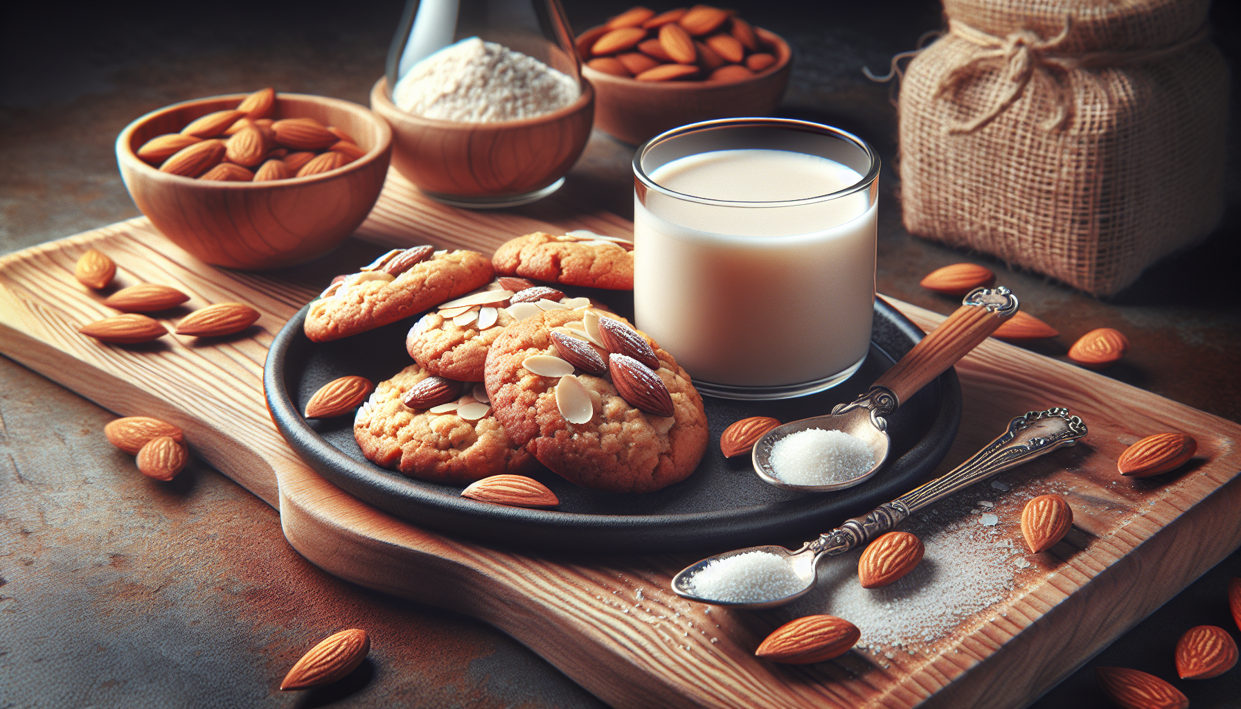 biscotti con farina di mandorle